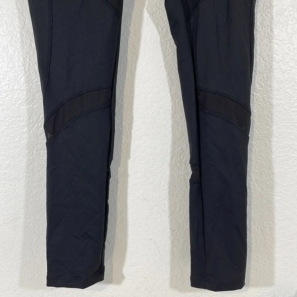 AVIA LEGGING Small Waist Interior Pocket Medium Rise with Mesh NEW - Picture 3 of 13